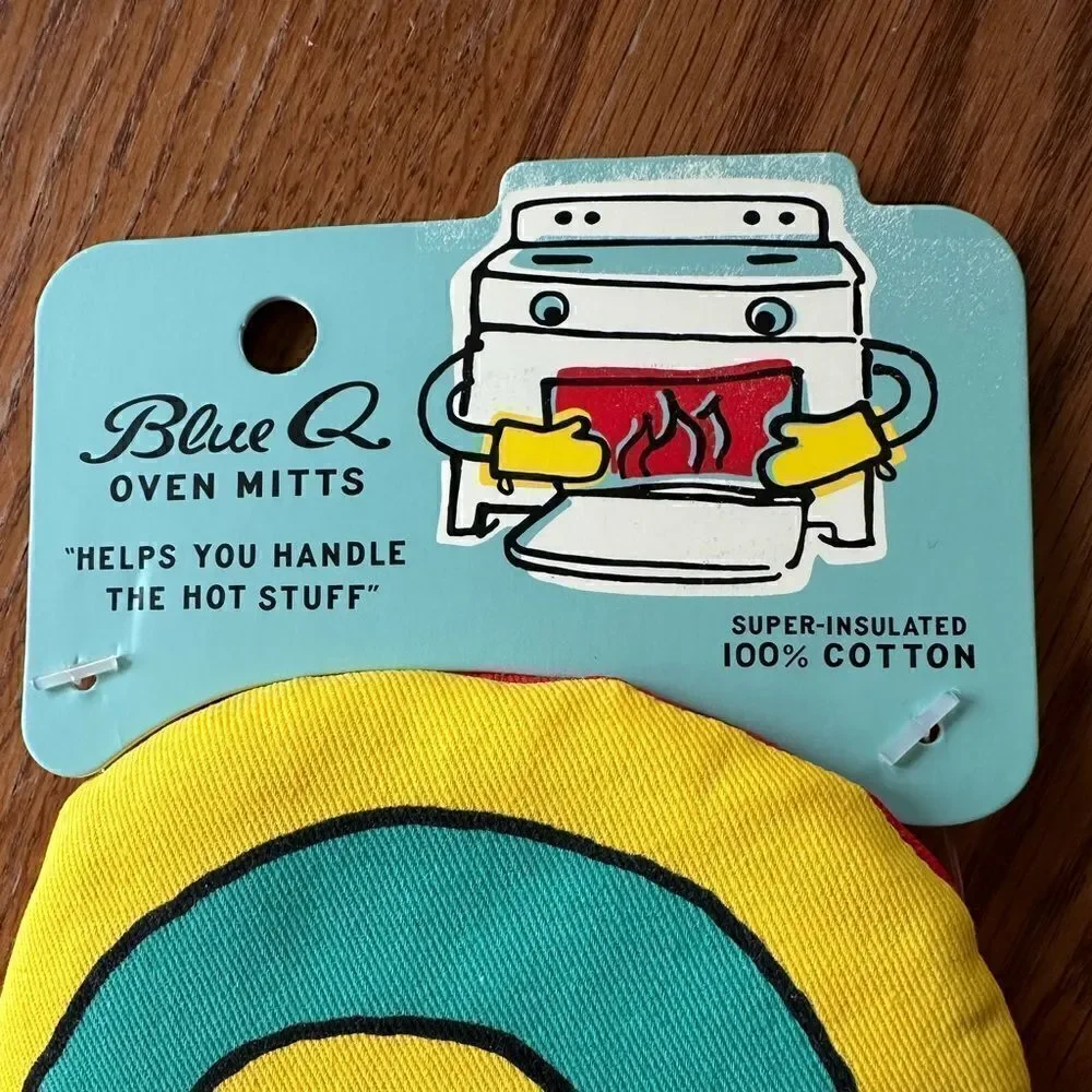 Blue Q Oven Mitt Cook Bake Mr Spice Guy